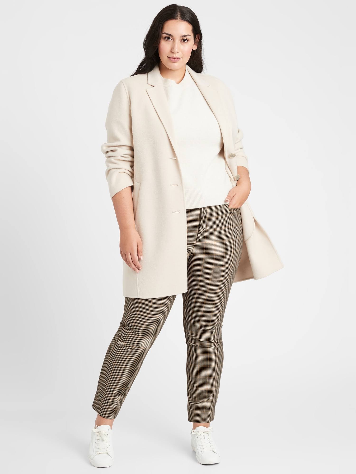 Banana Republic Women's Mid-Rise Skinny Sloan Pant Brown Size 2 Long