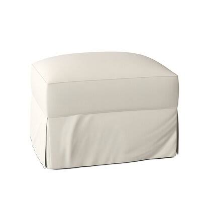 Birch Lane Young 29x22 Rectangle Standard Ottoman Body Fabric: Spinnsol Natural