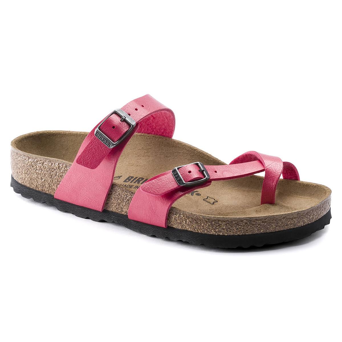 Women's Birkenstock Mayari Birko Flor, Size: 38 R, Red