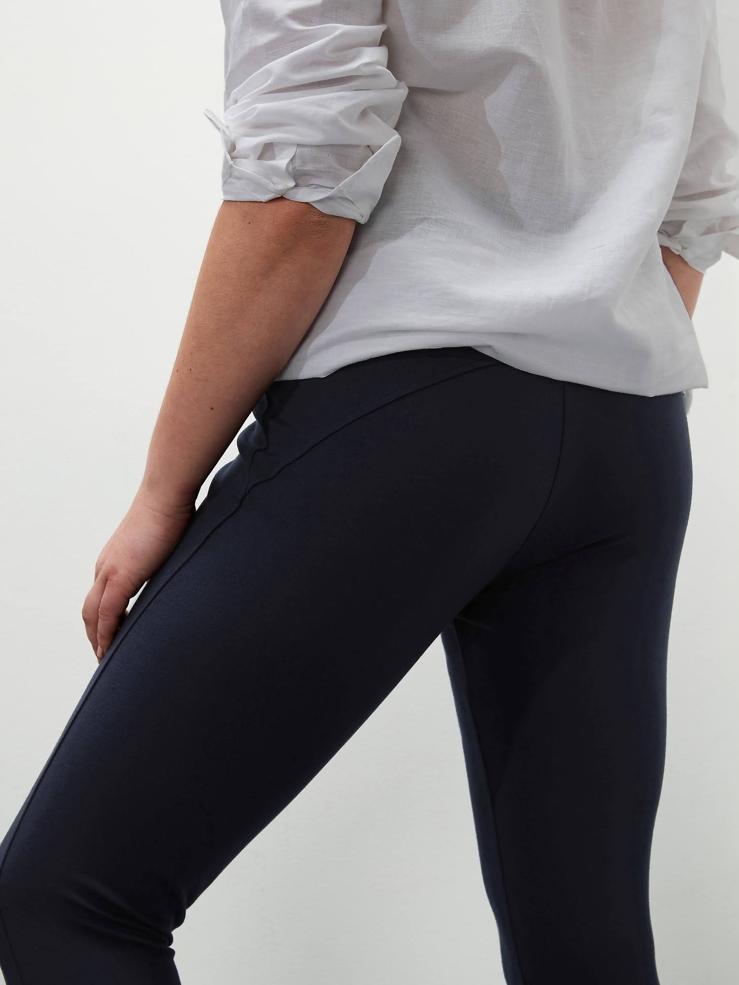 Banana Republic Women's High-Rise Ponte 7/8 Legging Navy Size Xs
