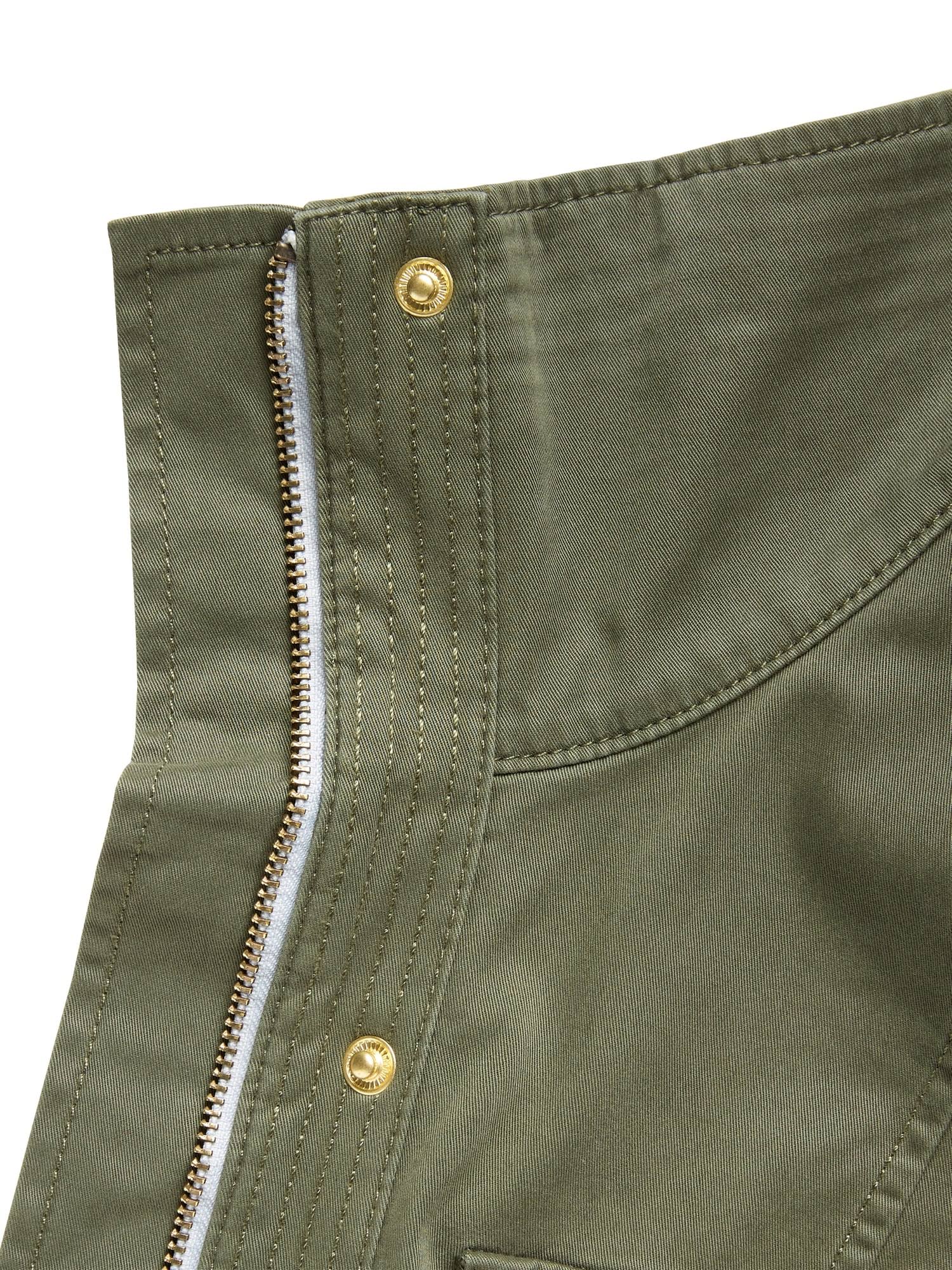 Banana Republic Women's Classic Utility Jacket Flight Jacket Green Size S