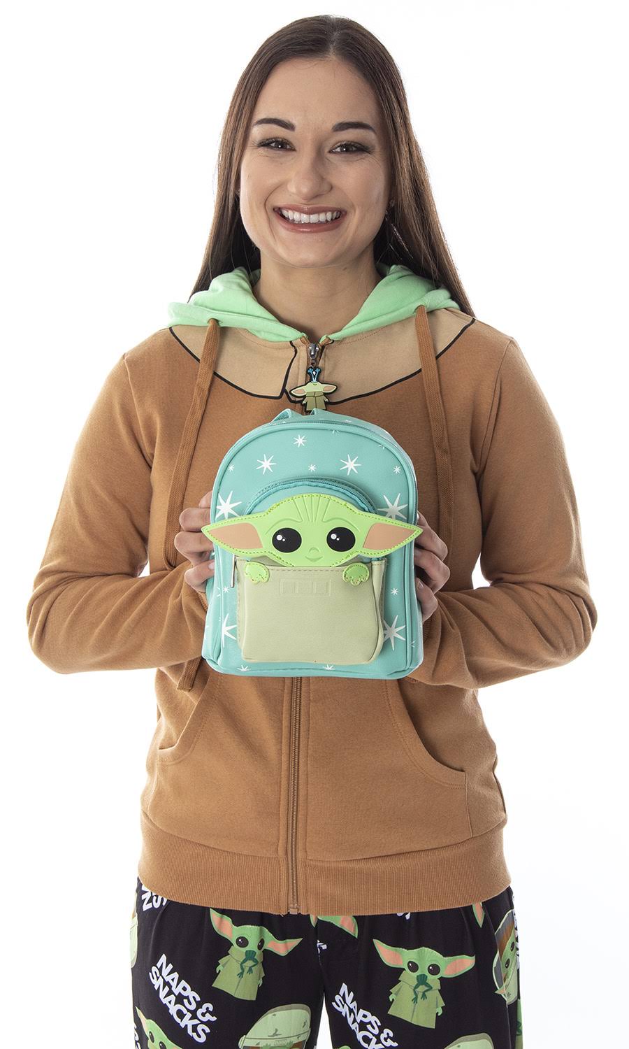 Bioworld Star Wars The Mandalorian Baby Yoda The Child Micro Mini Backpack Shoulder Bag, Infant Unisex, Size: One size, Green
