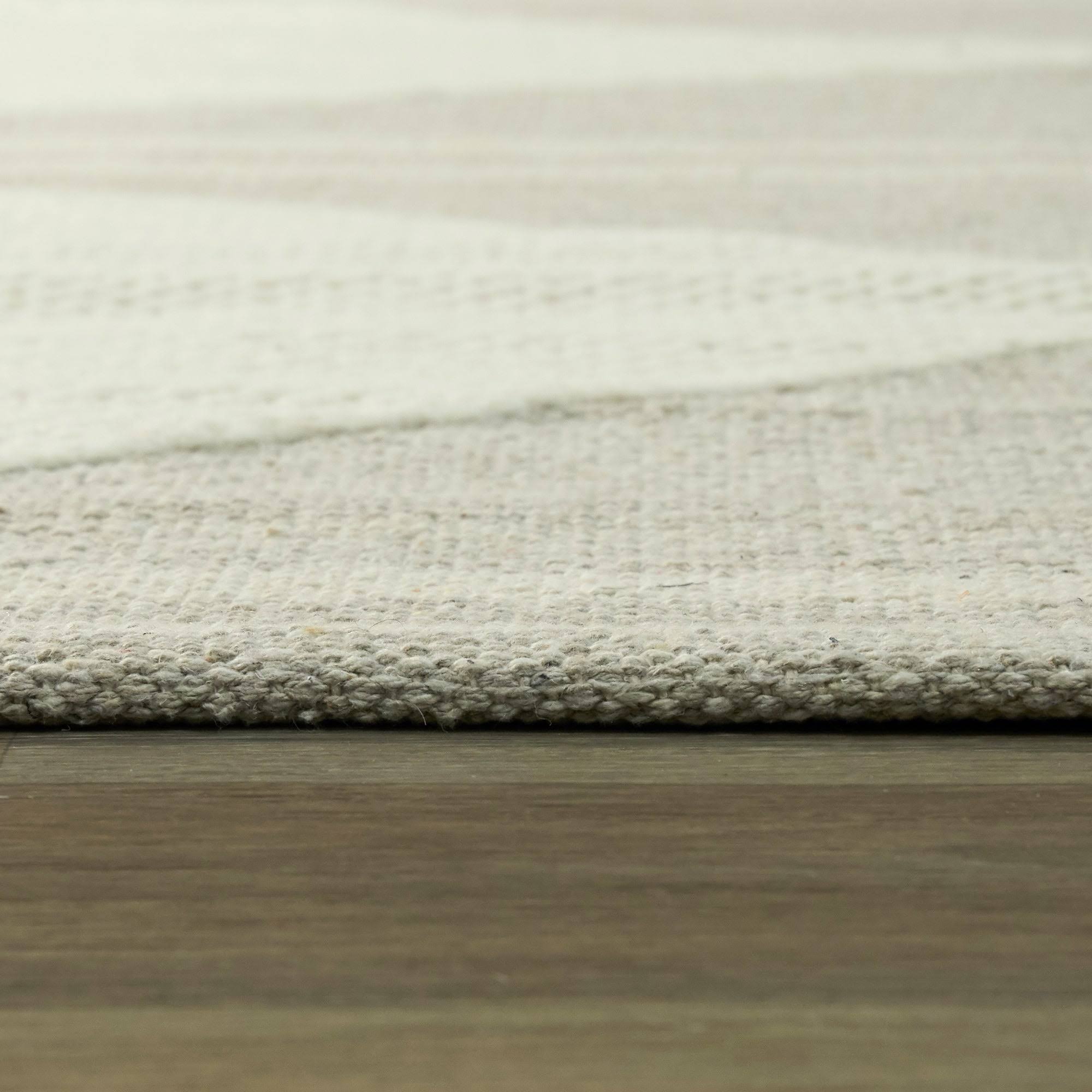 Papilio Bolton Geometric Cotton Flatweave Area Rug - 2&7x22 x 6&4x22 Runner - Beige