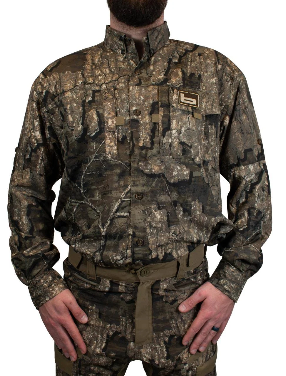 Banded Men`s Midweight Technical Vented L/S Hunting Shirt (Multiple Camo Options)