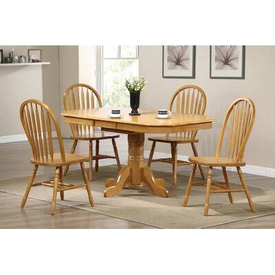 Elick Extendable Dining Table Birch LANE? Finish: Light Oak