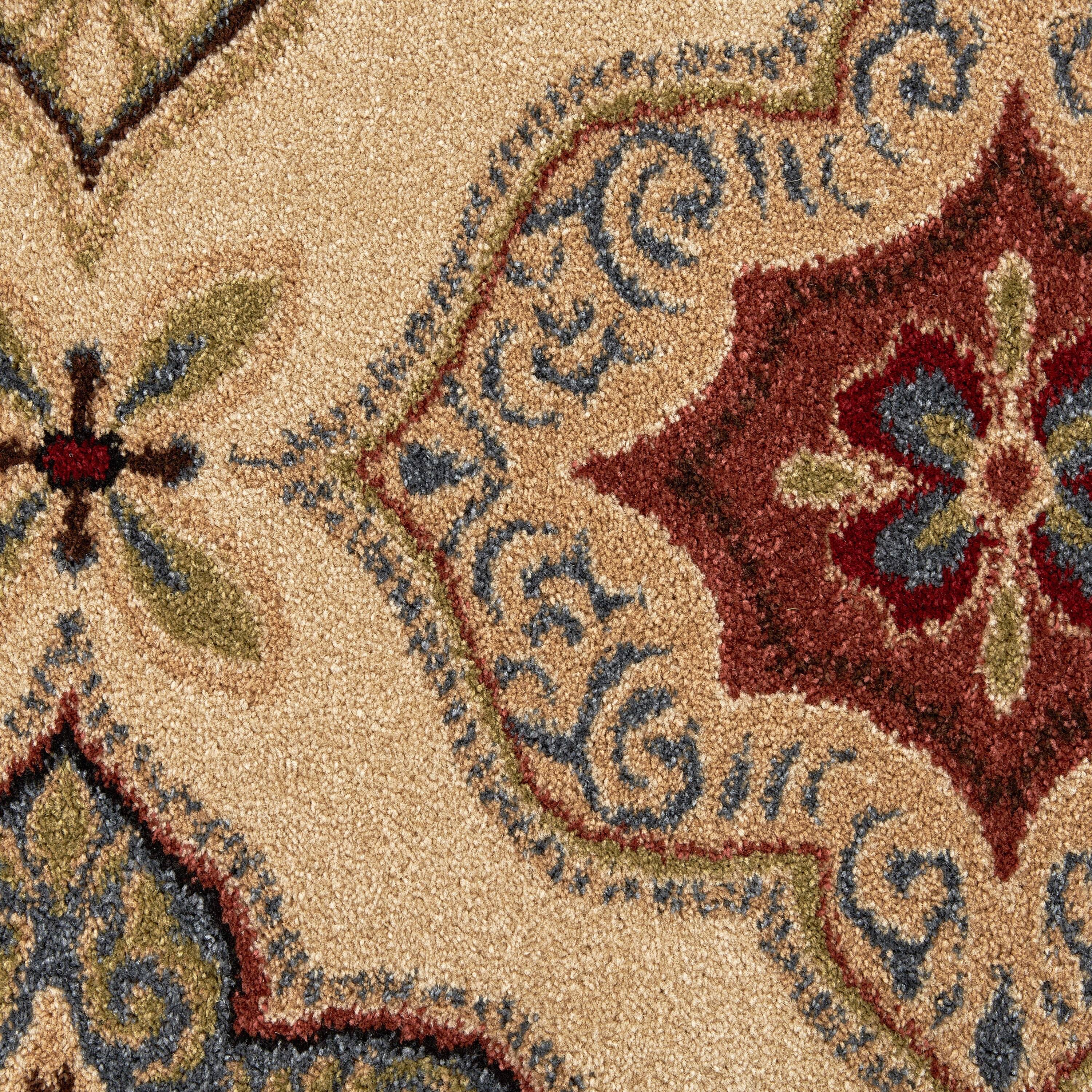 Northfield Beige/Blue Area Rug BALTA Rug Size: 5&3x22 x 7&4x22