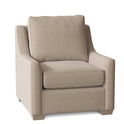 Birch Lane Godwin 33x22 Wide Armchair Body Fabric: Tibby Linen
