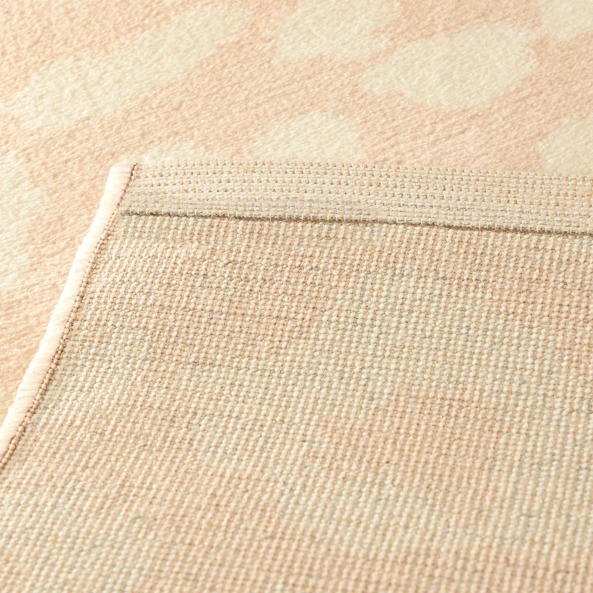 Josephina Leopard Print Area Rug - 5&3x22 Round - Pink