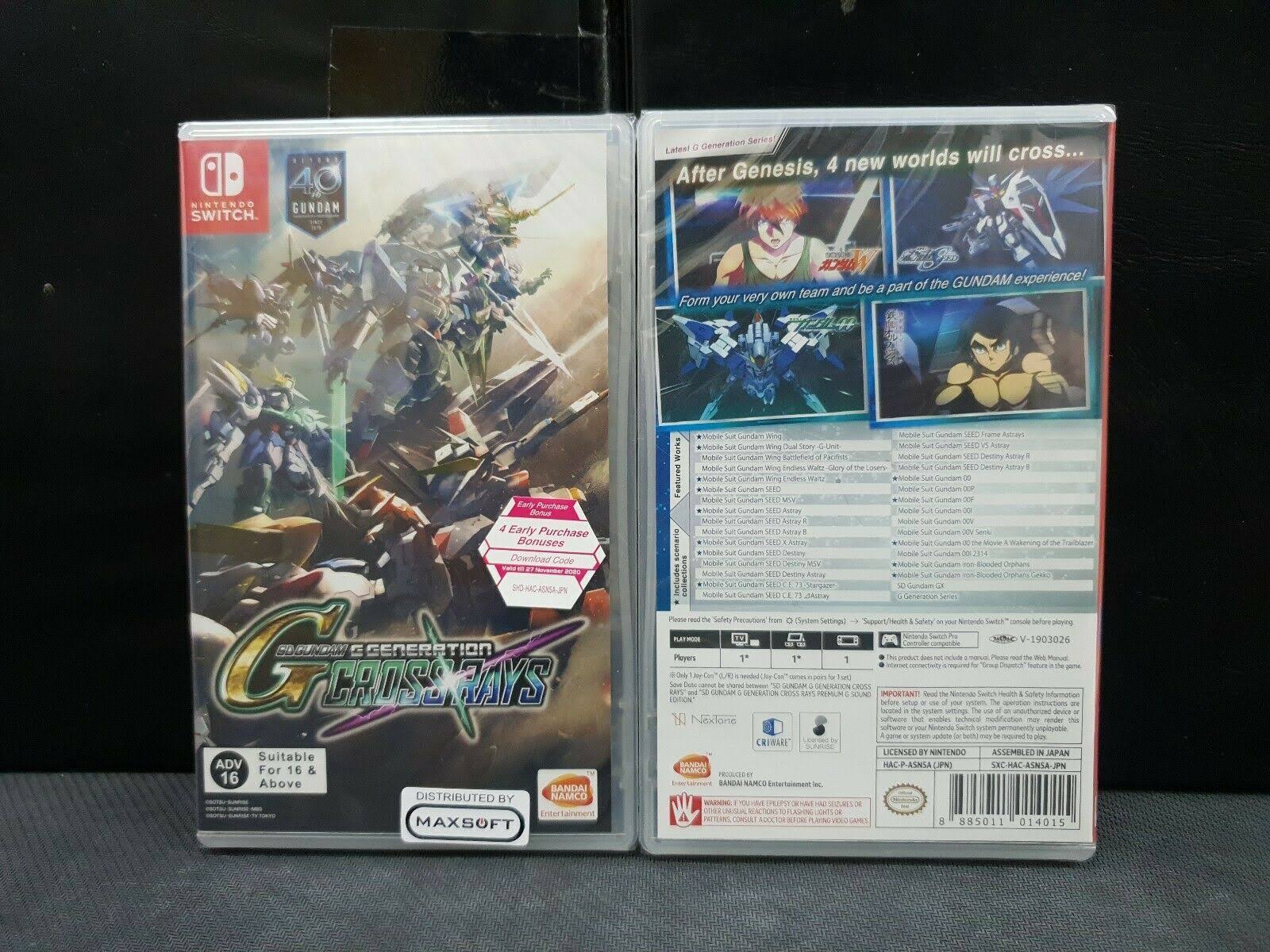 SD Gundam G Generation Cross Rays [Nintendo Switch]