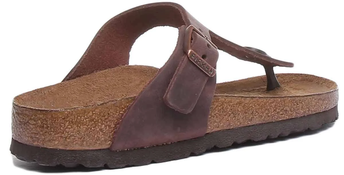 Birkenstock Gizeh in Dark Brown | Narrow Fit 5 UK - 38 EU - 7/7.5 US / Dark Brown