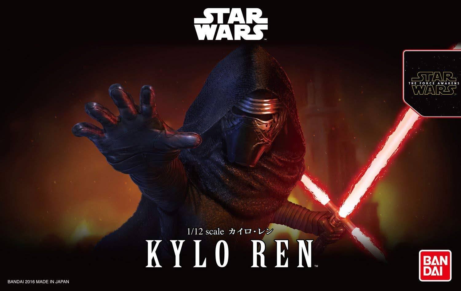 Bandai Hobby Star Wars 1/12 Plastic Model Kylo Ren Star Wars
