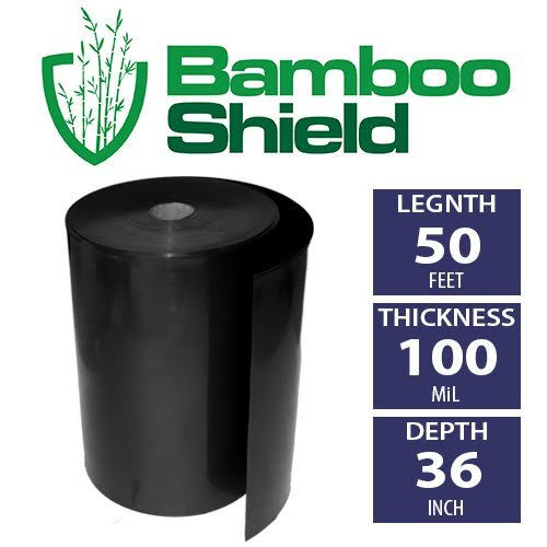 Bamboo Shield - 100 Mil Thick by 36in Depth 50 Feet