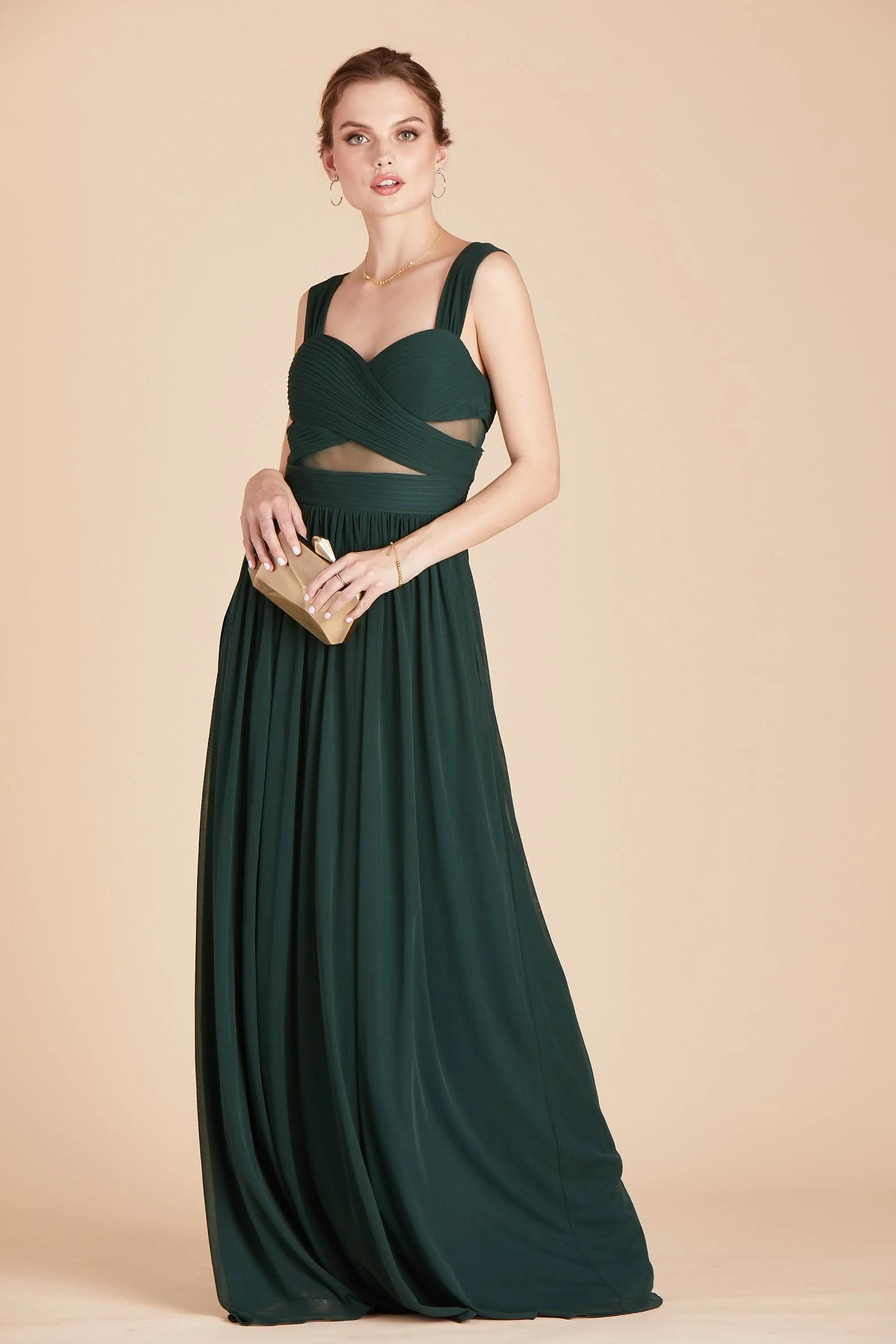 Birdy Grey Elsye Bridesmaid Dress in Emerald L / Emerald