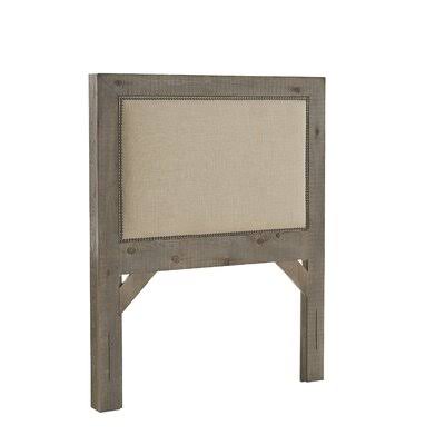Markle Panel Headboard Birch LANE? Color: Weathered Gray, Size: Twin
