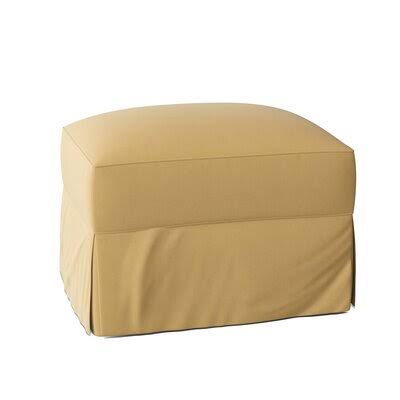 Birch Lane Young 29x22 Rectangle Standard Ottoman Body Fabric: Bayou Sunshine