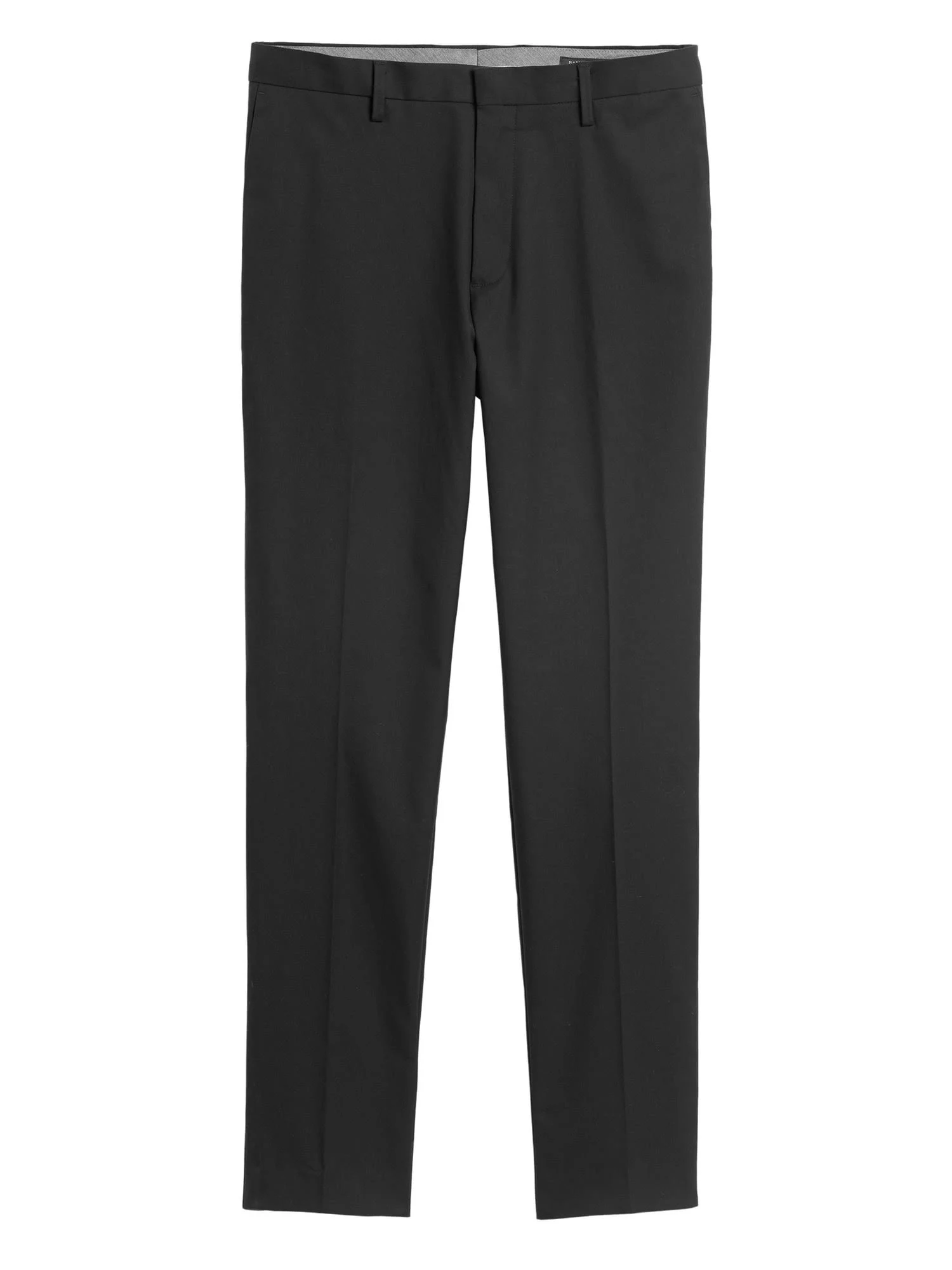 Banana Republic Men's Slim Solid Non-Iron Stretch Pant Black Size 29W 30L
