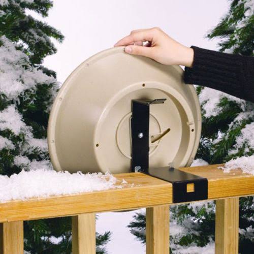 Allied Precision 14 in Heated Deck/Pole Bird Bath
