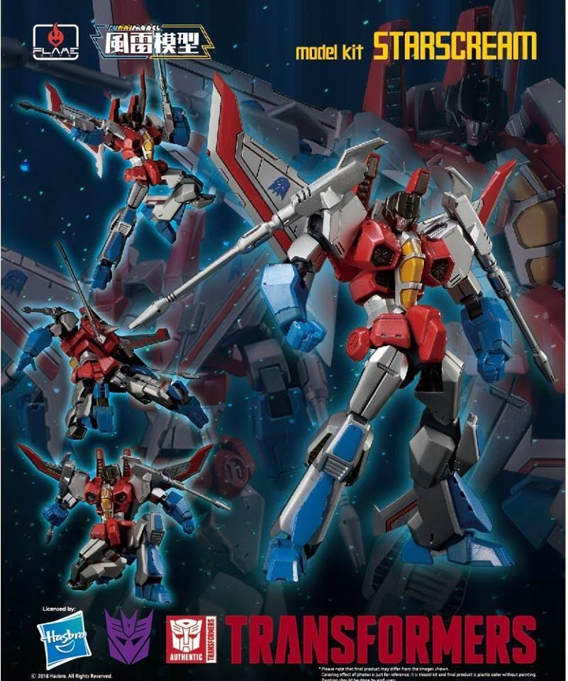 Transformers Starscream, Flame Toys Furai Model Kit