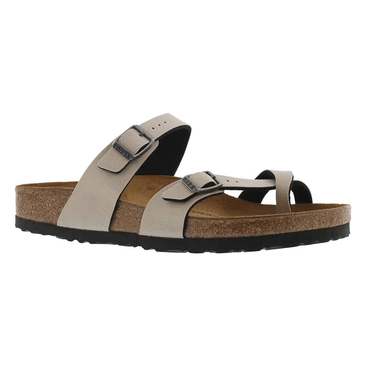 Birkenstock Womens Mayari - Pull Up Stone 1005056 Size: 38 EU