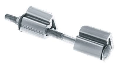Band-It D50489 Bolt/Clamp - Aluminum - 3/8 - 11 x 8.0x22 Carriage Bolt - Accommodates from 3/4x22 to 1 1/4x22 Width Giant Band -