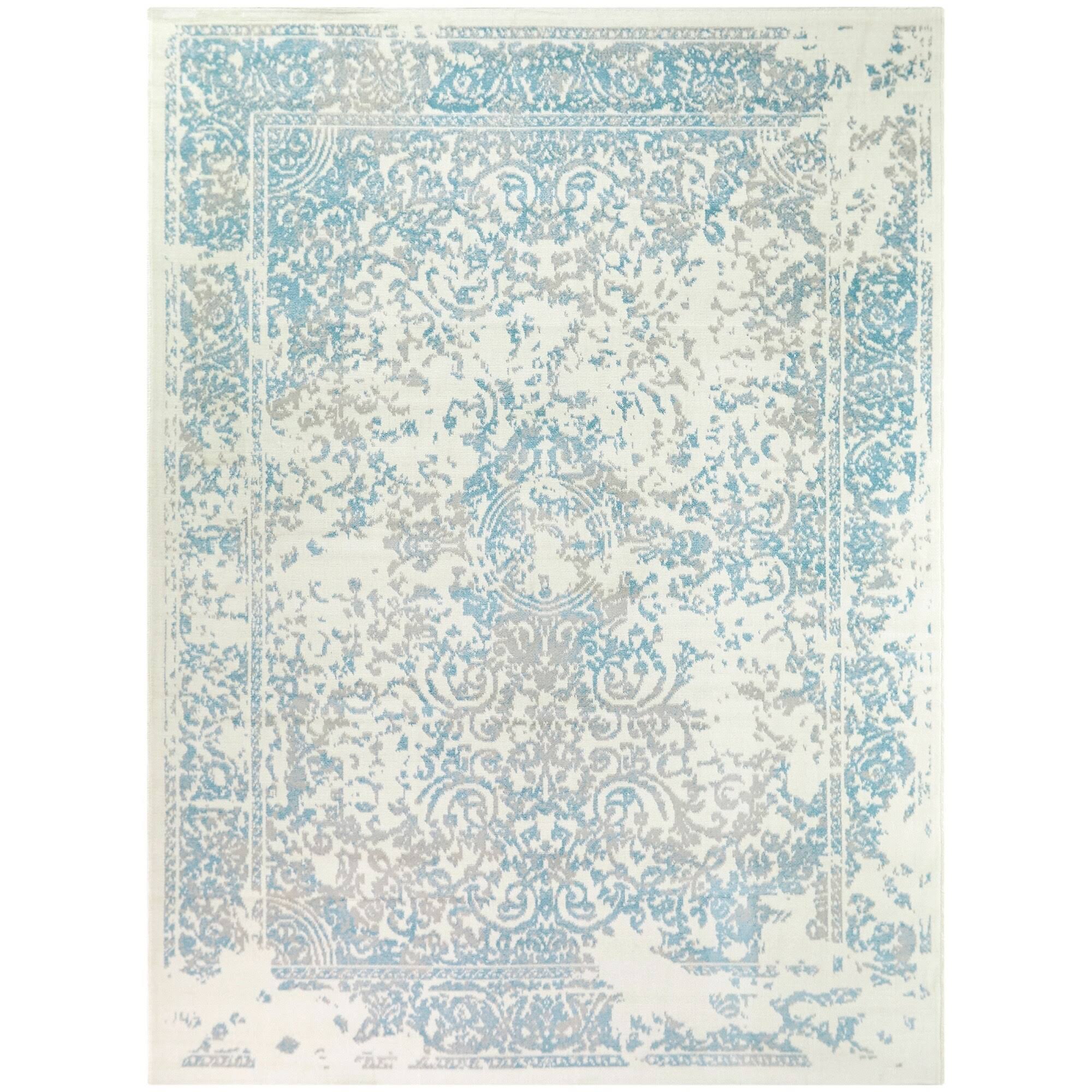 Inaya Oriental Indoor/Outdoor Area Rug - 7&10x22 x 10& - Black