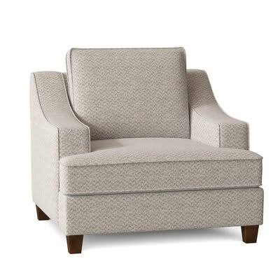 Lise 39x22 Wide Armchair Birch Lane Body Fabric: Pow Wow Haze