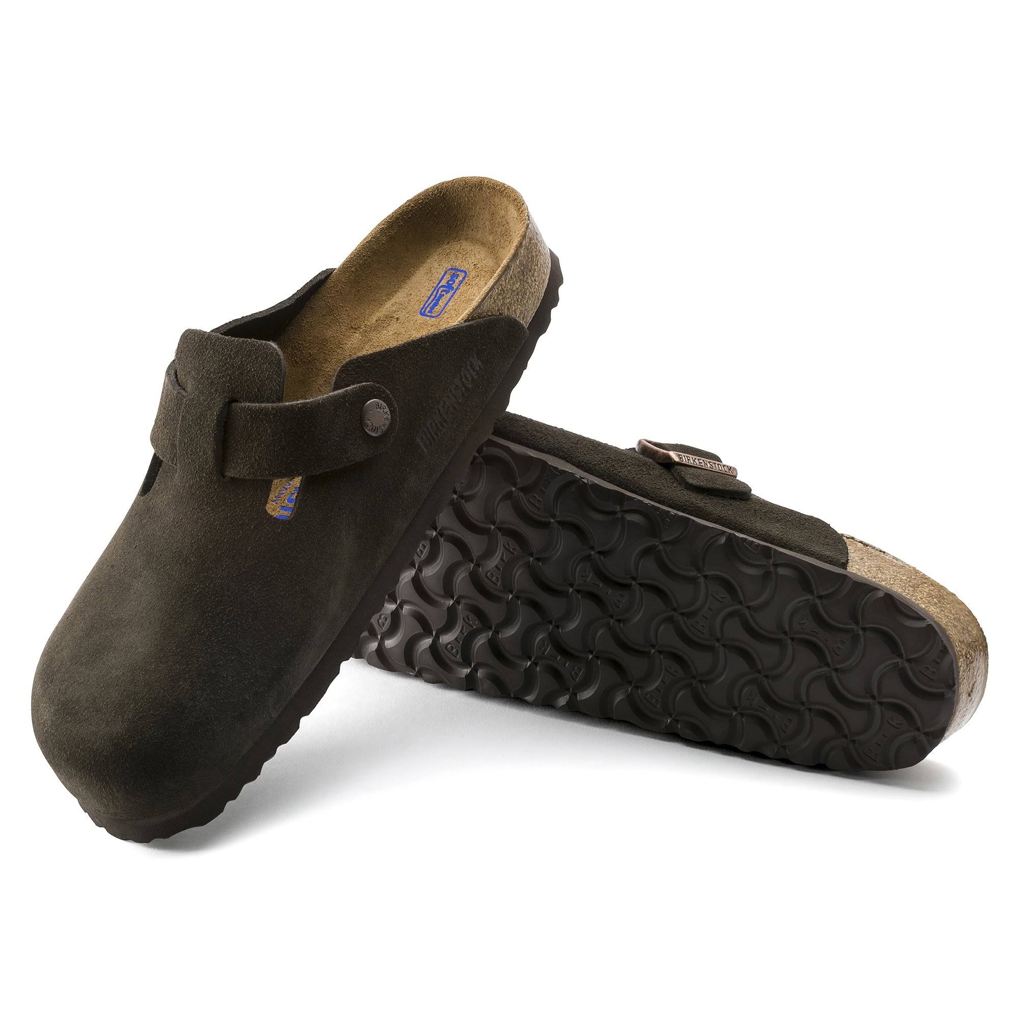 Birkenstock Boston Soft Footbed - Suede Mocha / 43 / Narrow