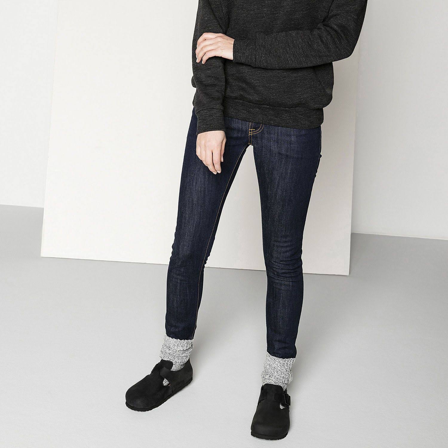 Birkenstock London Black Oiled Leather 38 R