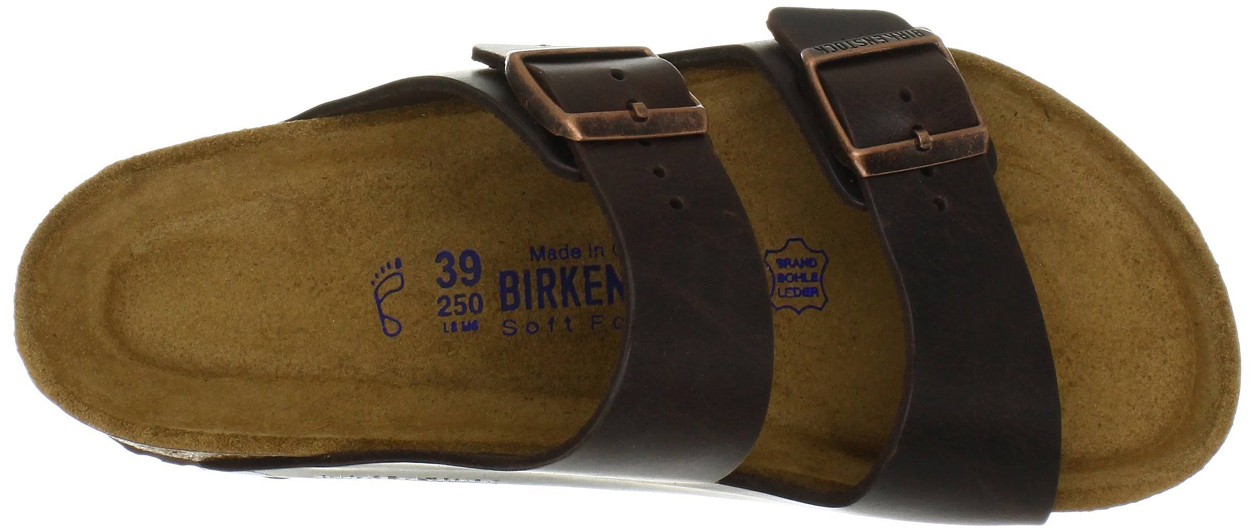 Birkenstock Arizona Soft Footbed Amalfi Leather (Brown)