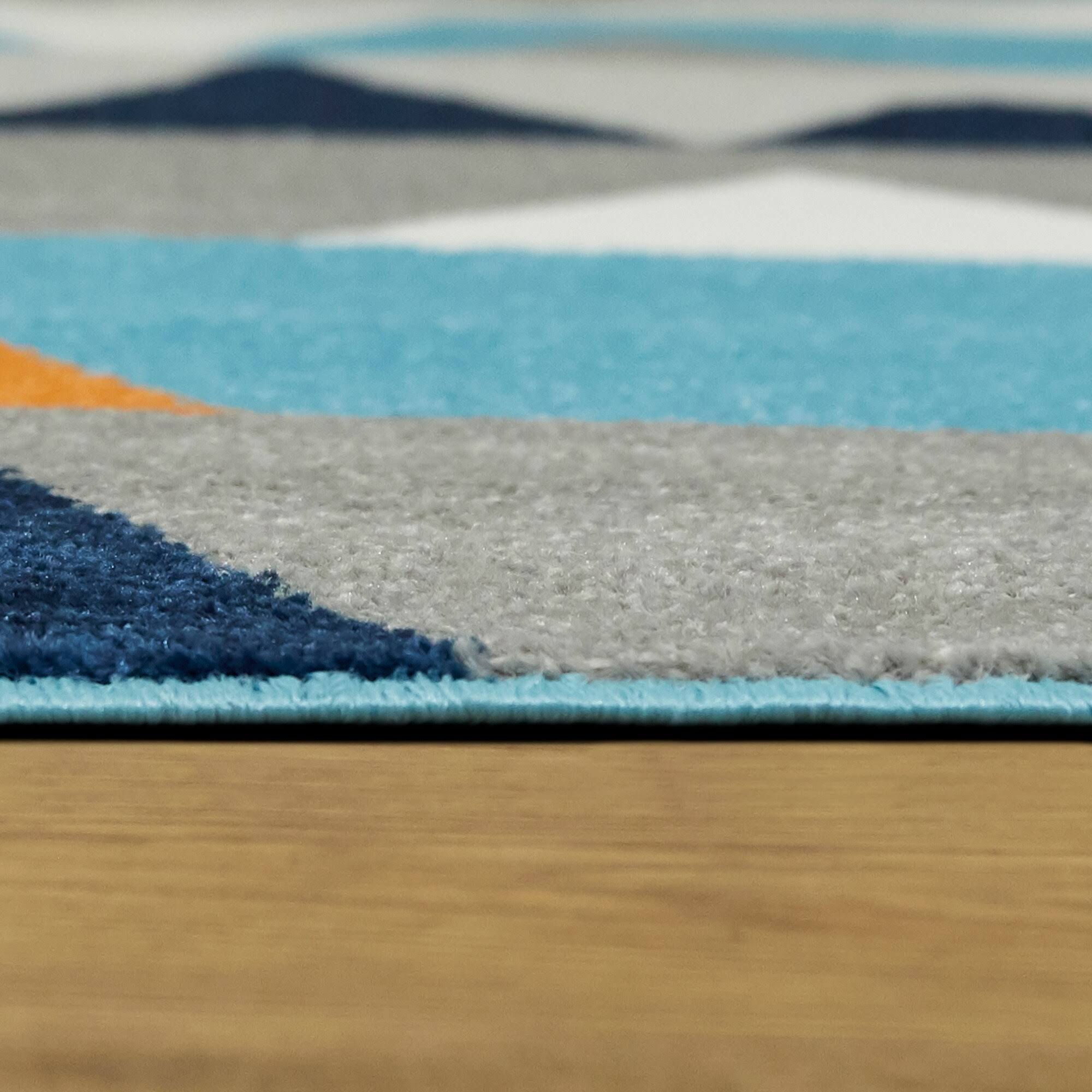 BALTA Modern Geometric Grey 5 ft. x 7 ft. Abstract Area Rug