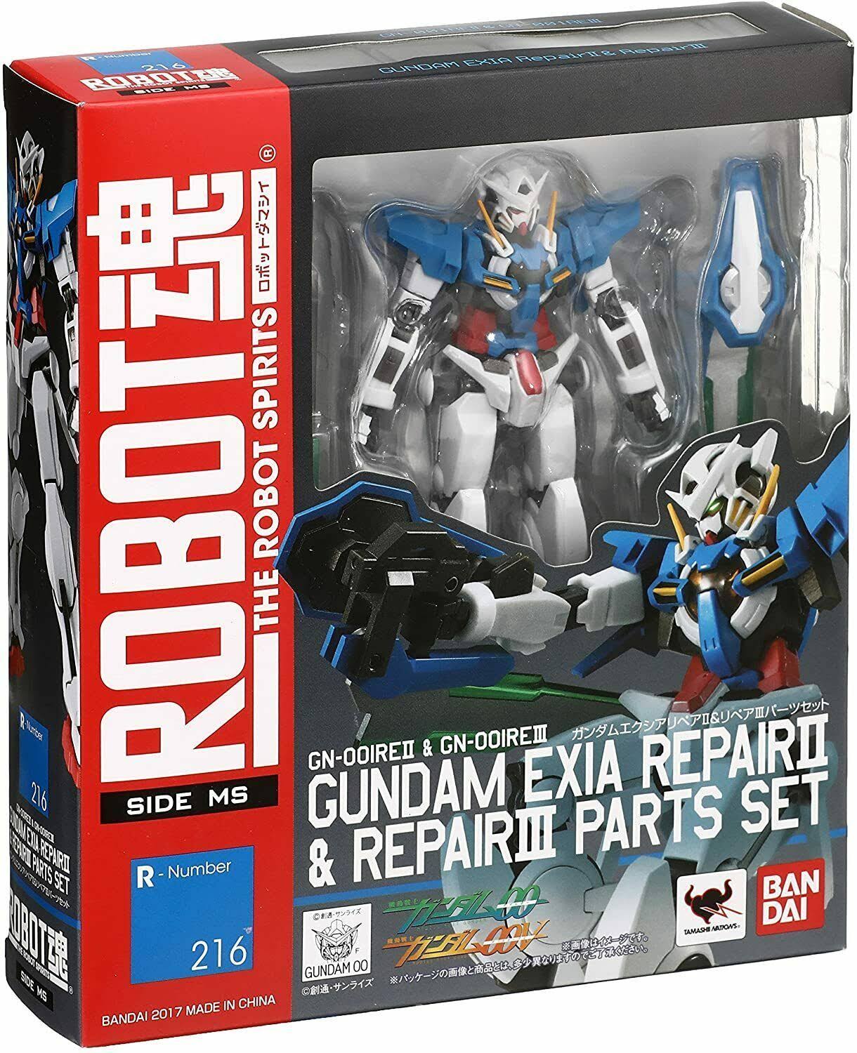Tamashii Nations Bandai Robot Spirits Exia Repair III Parts Set Mobile Suit Gundam 00x22 Action Figure