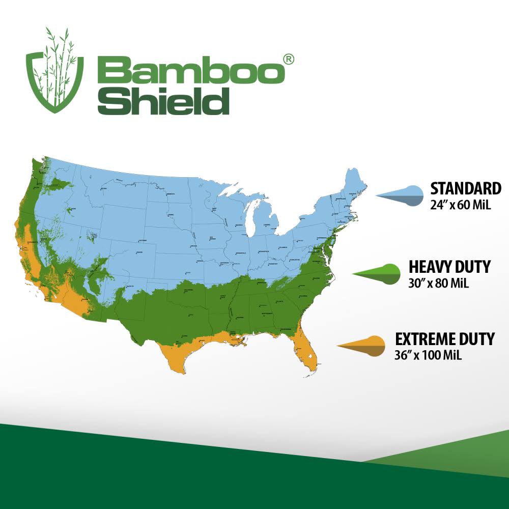 Bamboo Shield - 100 Mil Thick by 36in Depth 35 Feet