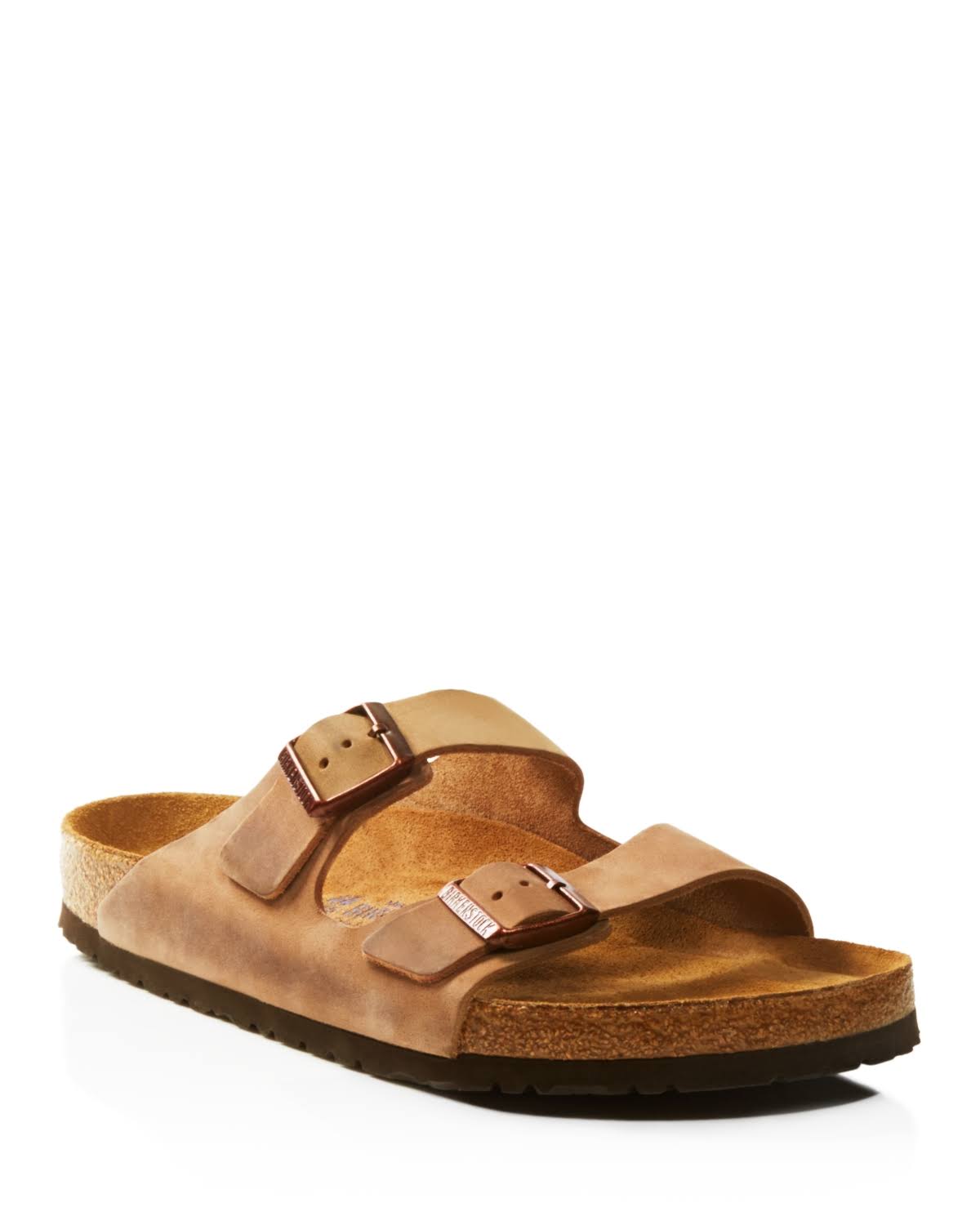 Birkenstock Arizona Soft Footbed Sandals - Oiled Leather Tobacco - 46