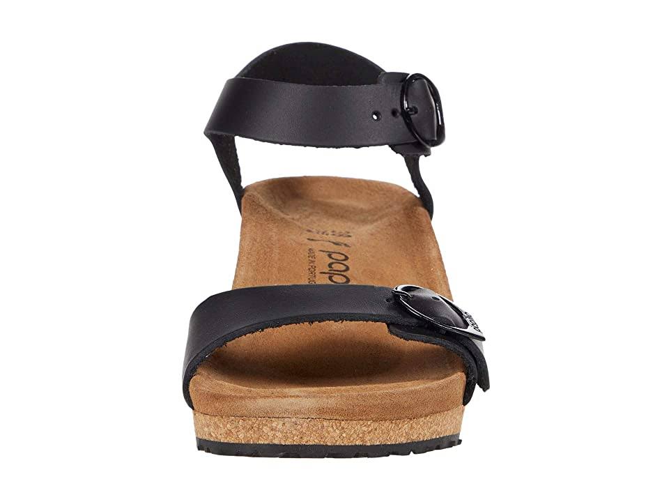 Birkenstock Women's Soley Wedge Sandals - Black Leather N / 42