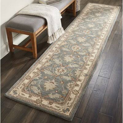 Constance Oriental Hand-Tufted Wool Blue Area Rug Birch Lane Rug Size: Runner 2&3x22 x 7&6x22