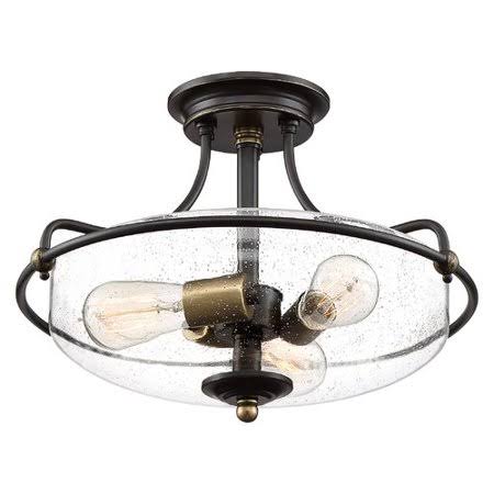 Brayden Studio Helsley 3-Light Semi Flush Mount