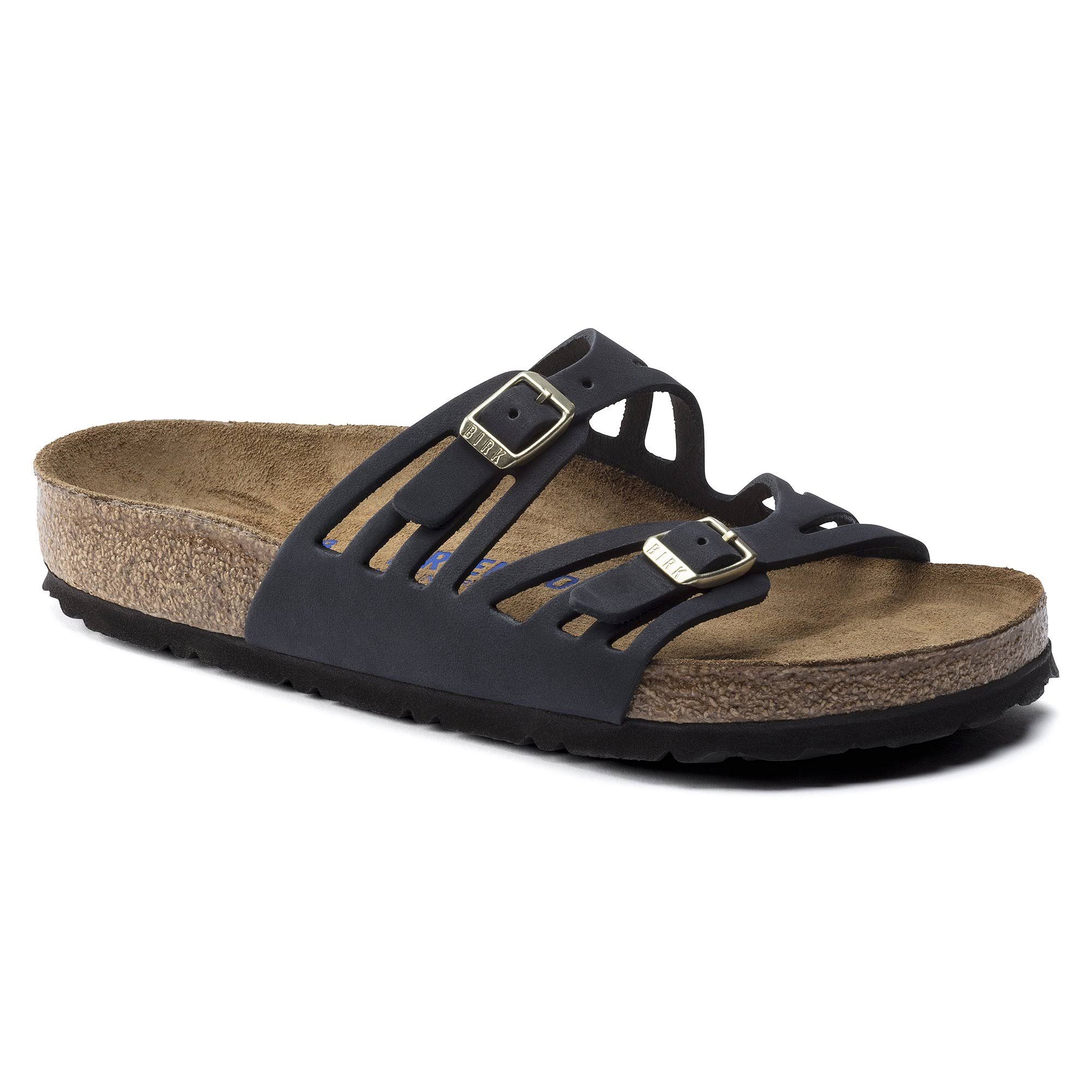 Birkenstock Granada Soft Footbed Midnight Nubuck / 36 / Regular
