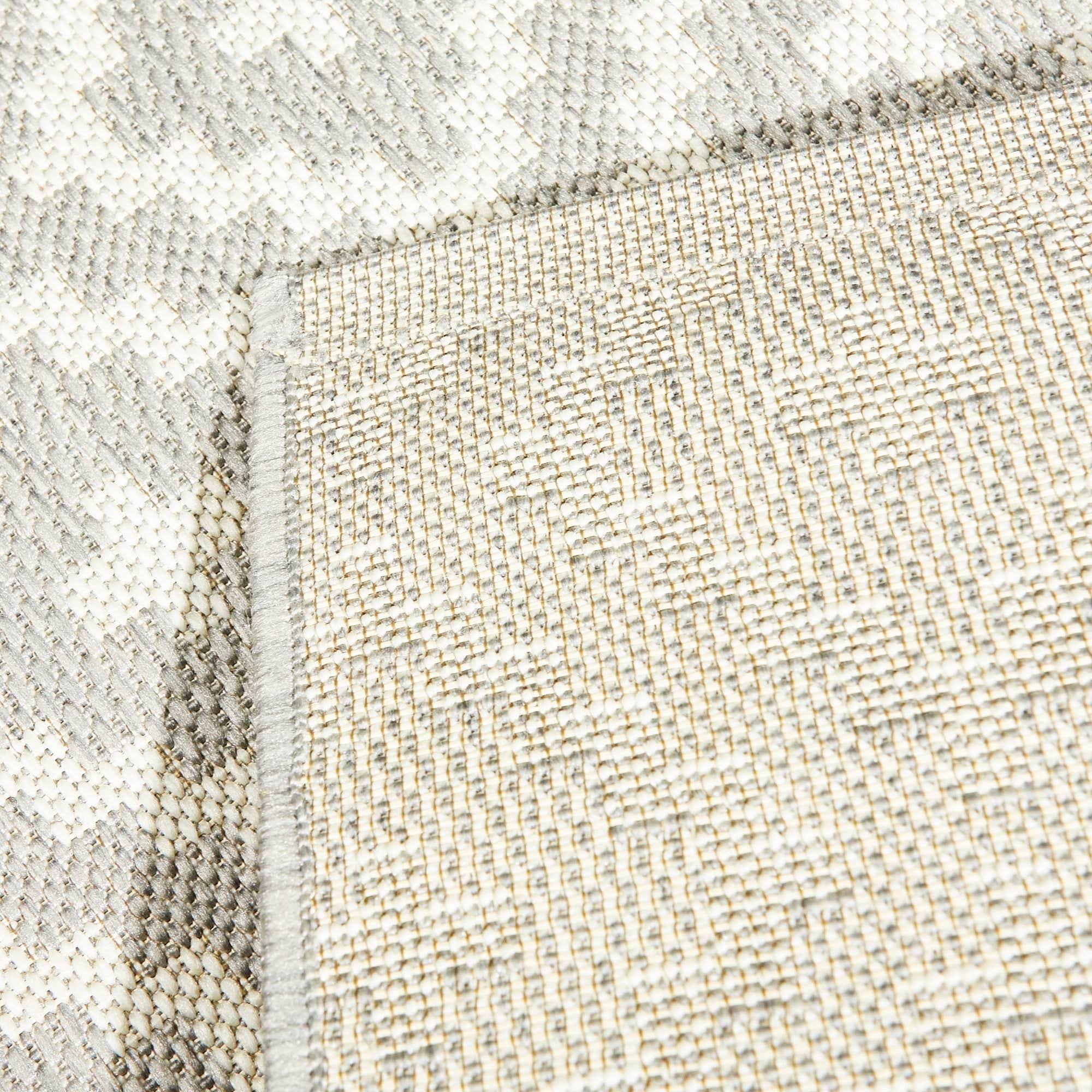 BALTA Cassady Grey 8 ft. x 10 ft. Diamond Trellis Indoor/Outdoor Area Rug