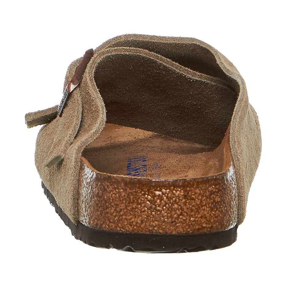 Birkenstock Z?rich Suede Soft Footbed Men's Sandals - Taupe