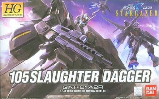 Gundam 1/144 HG Seed #43 CE:73 Stargazer GAT-01A2R 105 Slaughter Dagger Model Kit
