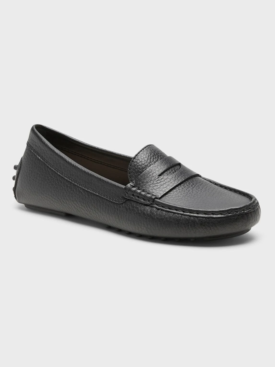 Banana Republic Women's Leather Driving Loafer Black Leather Size 5 1/2