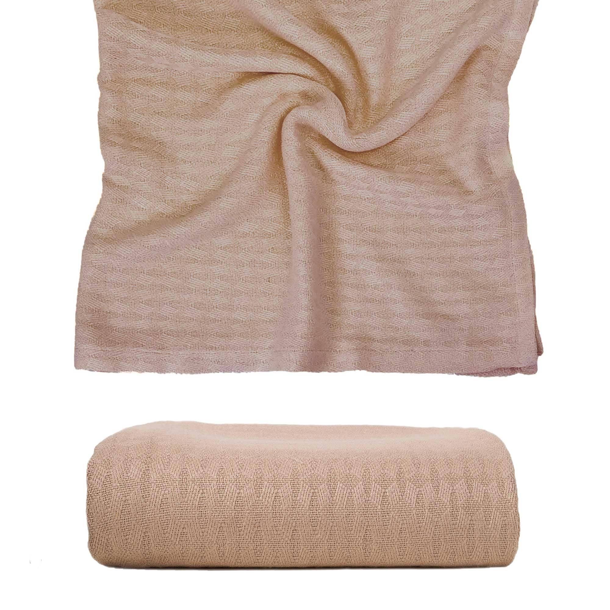 BedVoyage Rayon from Bamboo / Viscose Travel/Throw Blanket - Champagne
