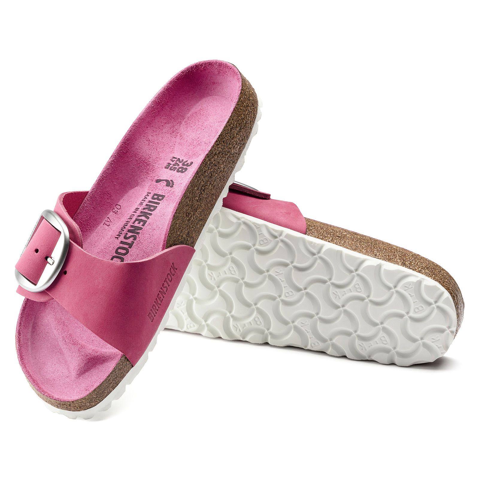 Birkenstock Madrid Big Buckle Almond Nubuck / 38 / Narrow