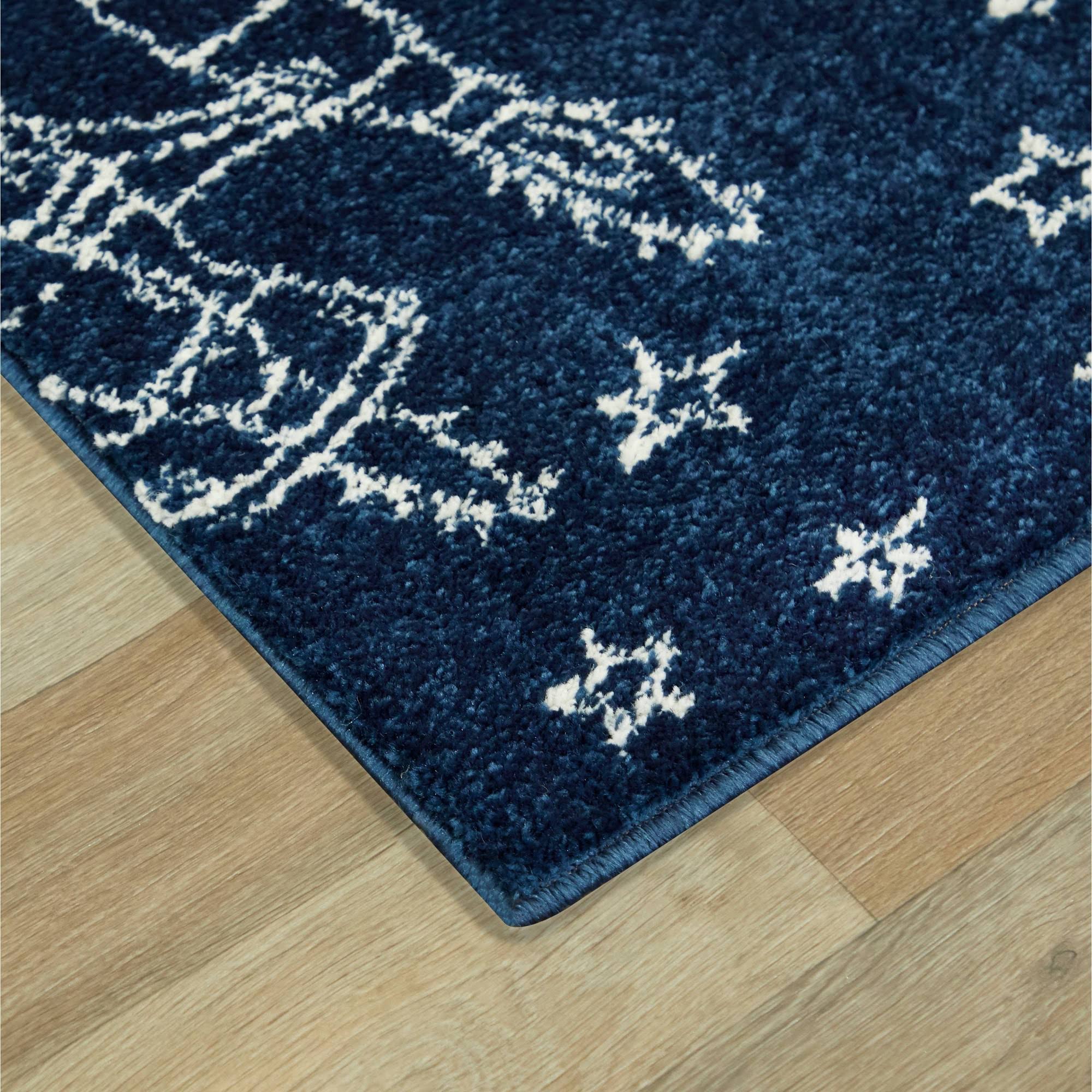 BALTA Space Rockets Blue/White 5 ft. x 7 ft. Area Rug