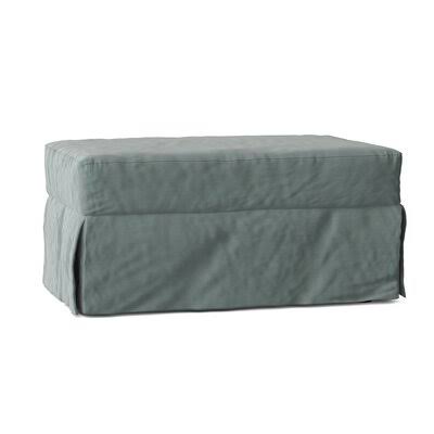 Birch Lane Fairchild 44x22 Rectangle Standard Ottoman Body Fabric: Sunbrella Canvas Spa