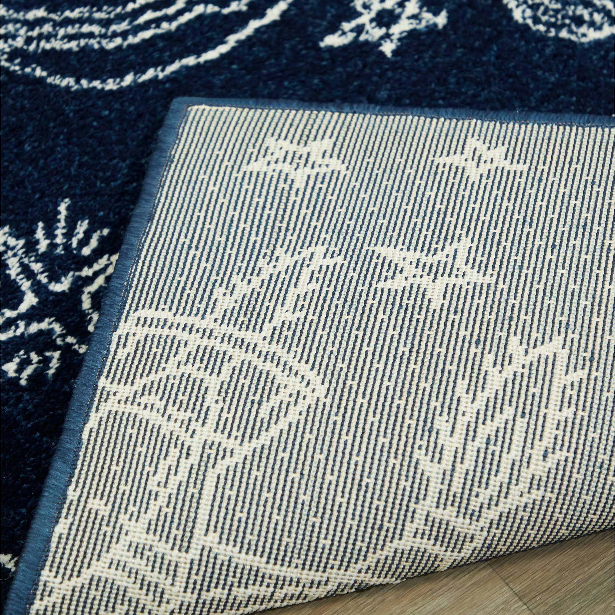 BALTA Space Rockets Blue/White 5 ft. x 7 ft. Area Rug