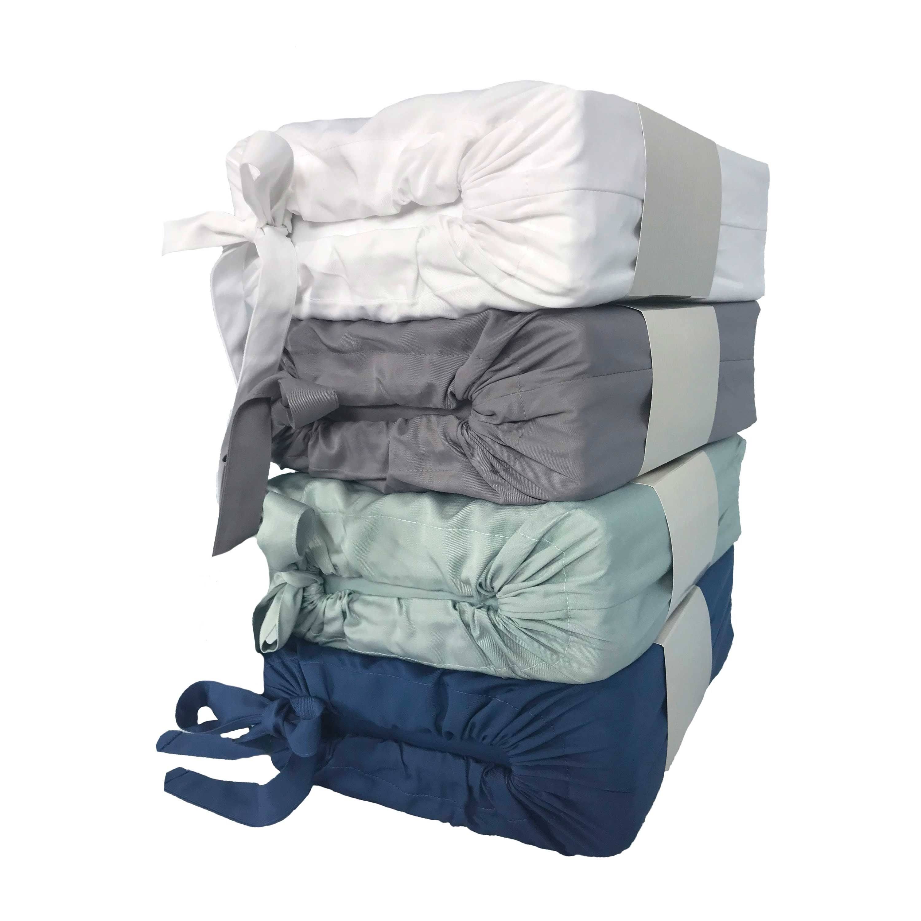 BedVoyage Rayon from Bamboo / Viscose Duvet Cover Indigo/Champagne / King