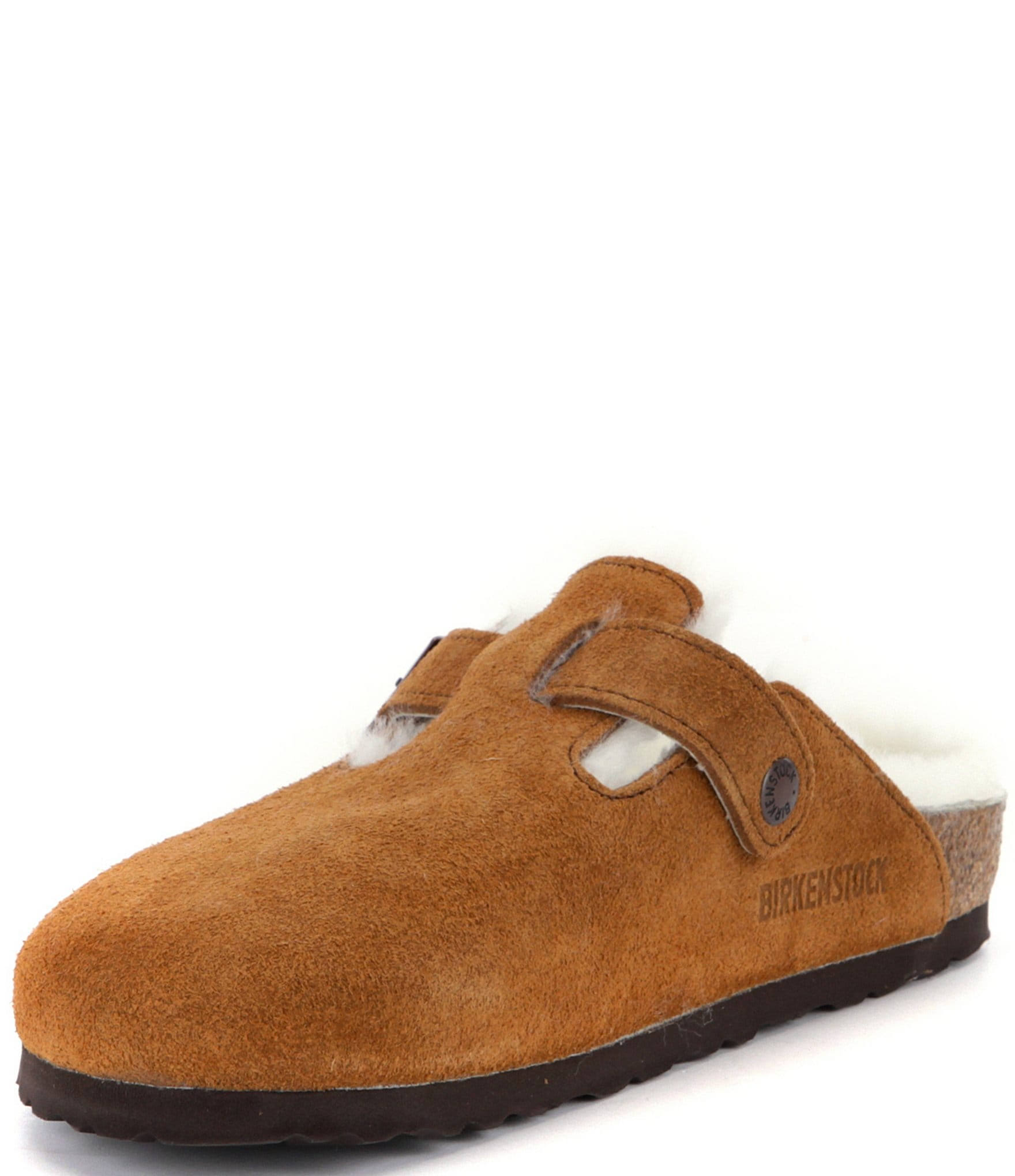 Birkenstock Women's Boston Shearling Clogs, Black