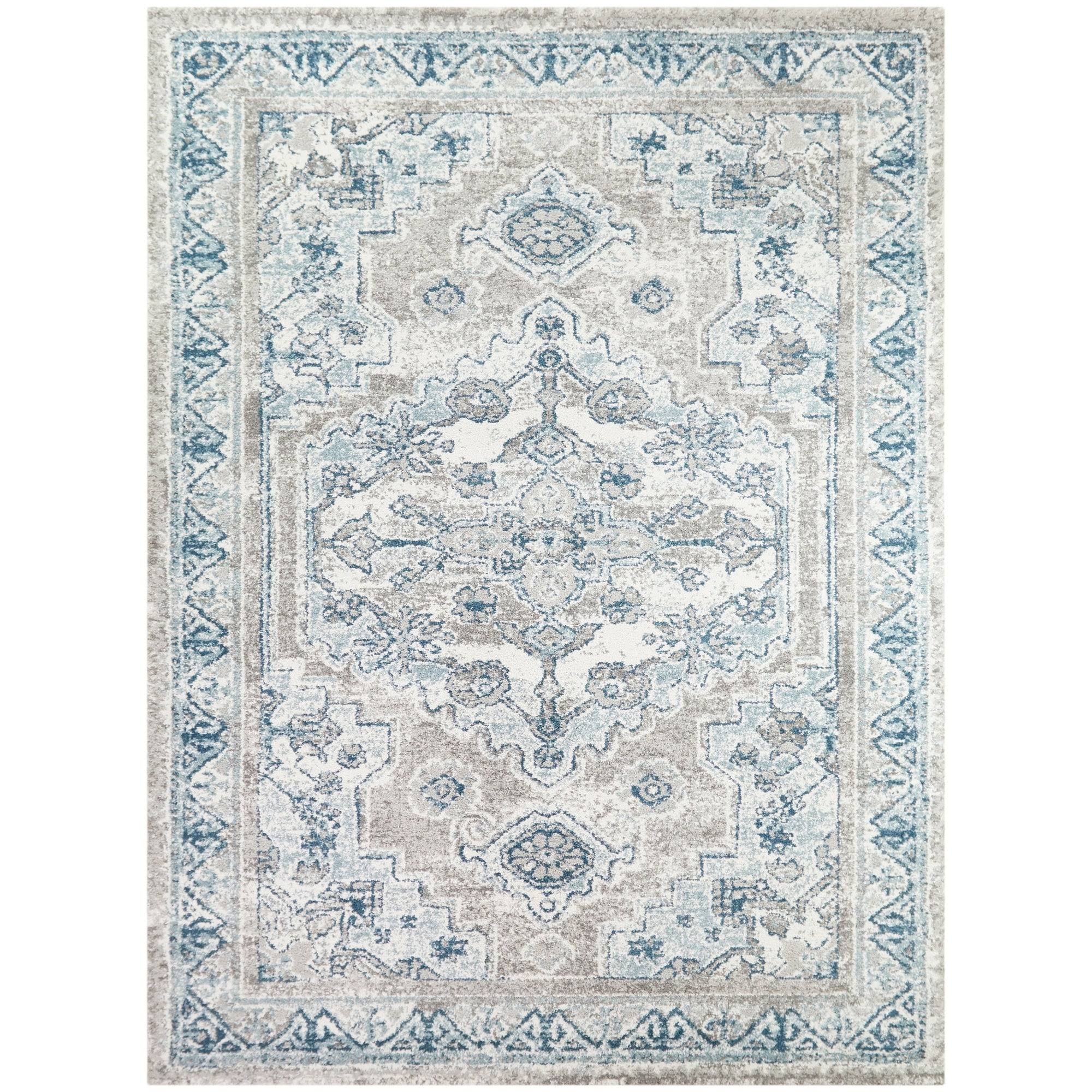 BALTA Lawson Blue 8 ft. x 10 ft. Traditional Persian Area Rug