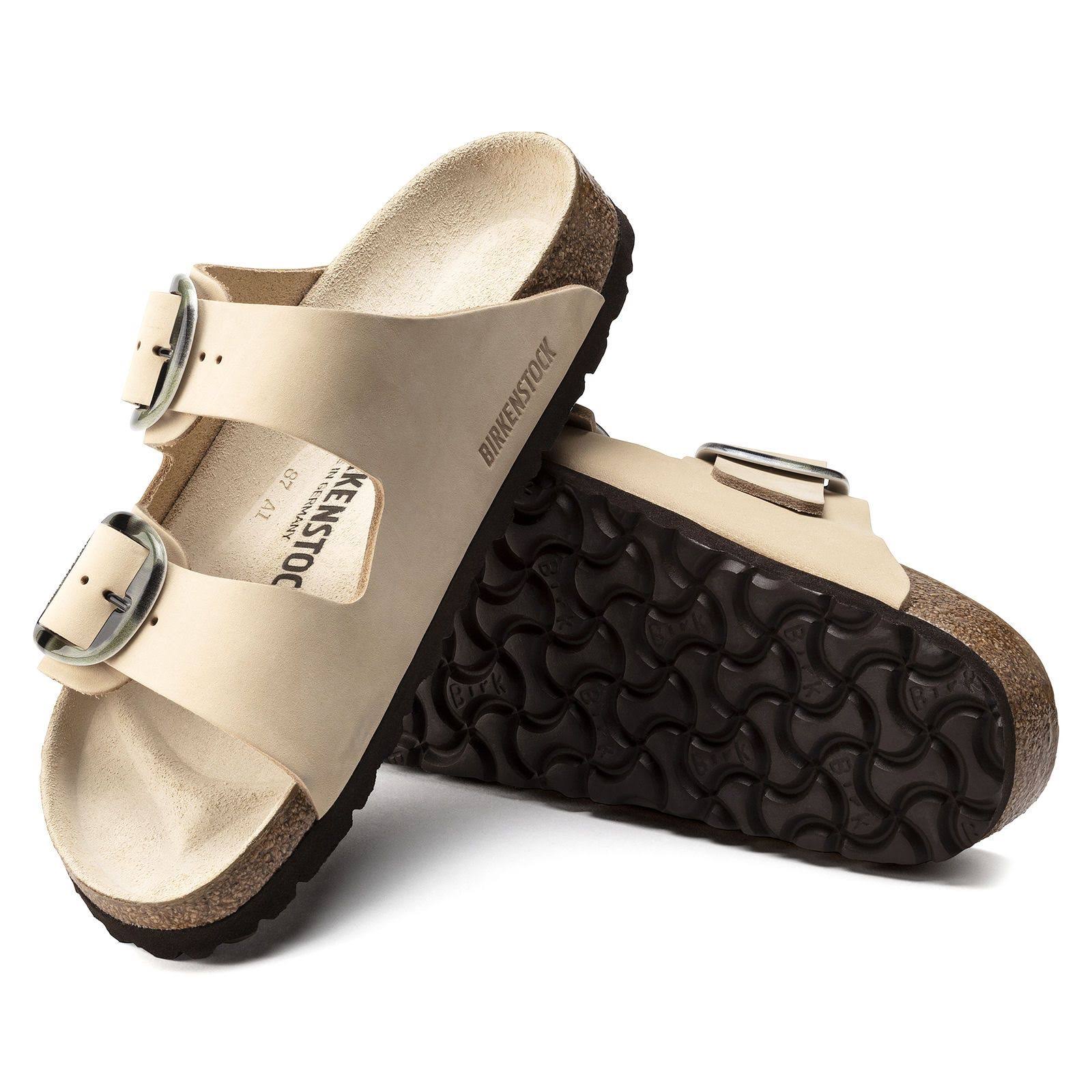 Birkenstock Arizona Big Buckle Washed Metallic Blue / 42 / Narrow